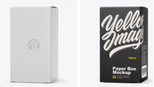 Paper Box Mockup
